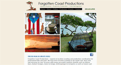 Desktop Screenshot of forgottencoastproductions.com